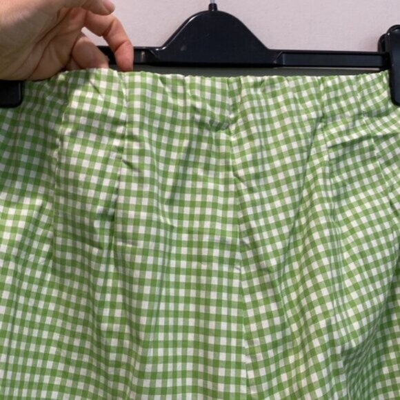 Coldwater Creek Green Plaid Pull-up Pants Size 20W - Picture 7 of 15